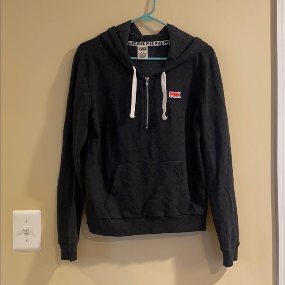 PINK hoodie/quarter zip